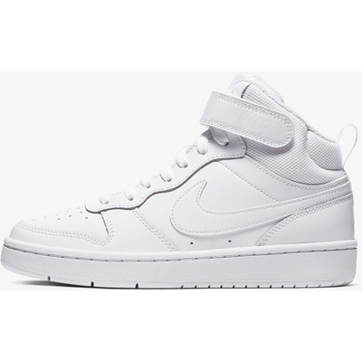 Nike Court Borough Mid 2 dětské kotníkové tenisky bílá