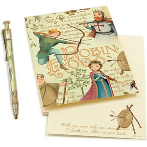 Kartos Тетрадка с химикалка 50 страници формат A6 Robin Hood - Kartos (FUR01035401KIT)