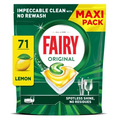 Fairy Таблетки за съдомиялна Фейри 71 бр. Original All in 1 Lemon (9289929292)