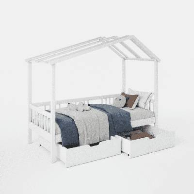 ArtBed Pandora domček biela