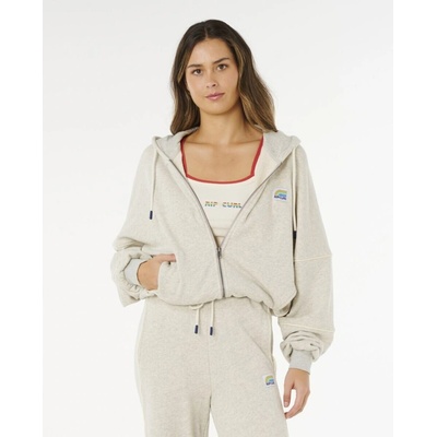 Rip Curl mikina SURF SIDE SPLICED ZIP THROUGH Grey Marle