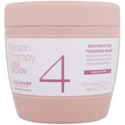 Alfaparf Milano Lisse Design Keratin Therapy Rehydrating Finishing Mask vyživujúca maska pre suché a poškodené vlasy 500 ml