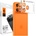 Spigen Протектор за Камерата на iPhone 17 Pro, Spigen EZ Fit Optik Pro XL Glass tR, Оранжев (AGL10645)