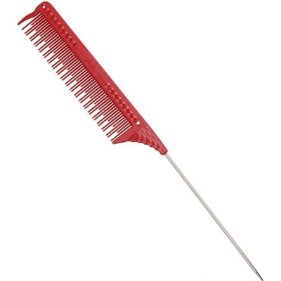 JRL PinTail Comb profesionálne tupírovacie hrebene Red
