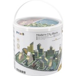 Viga Toys Дървен строител Viga Toys PolarB - Модерен град, 56 части (44040)