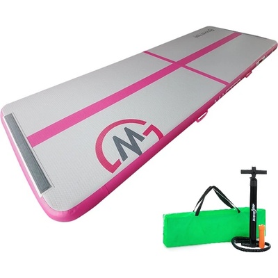 MASTER Постелка MASTER 300 x 100 x 10 см, сиво-розова, надуваема