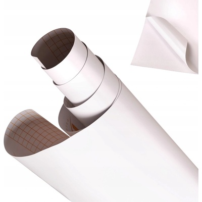 Role samolepící fólie KIK hladká matná bílá 1,52x28 m