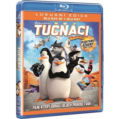 Tučňáci z Madagaskaru 2D+3D BD