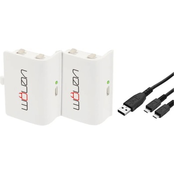 Venom Xbox One Twin Rechargeable Battery Packs White (VS2860)