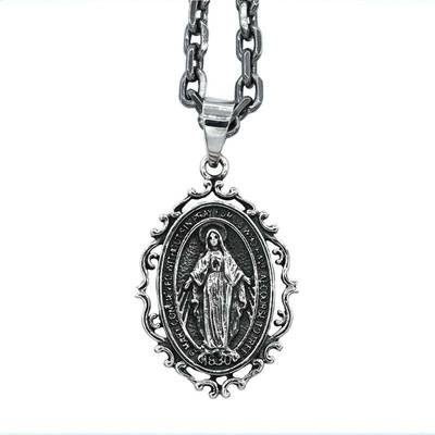 Vorlové Šperky Stříbrný přívěsek madonka PR794