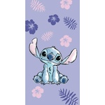 Jerry Fabrics Лилава памучна бебешка кърпа 70x140 cm Lilo and Stitch - Jerry Fabrics (21TW157)