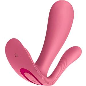 Satisfyer Top Secret+ - носим вибратор за G-точка и анална стимулация (розов)
