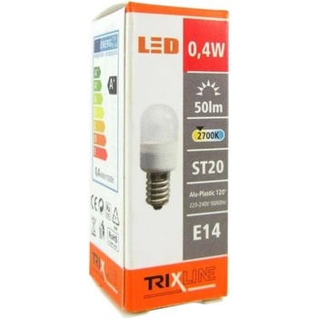 Trixline žárovka ledničková LED 0,4W E14/230V teplá bílá