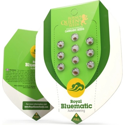 Royal Queen Seeds Royal Bluematic semienka neobsahujú THC 3 ks
