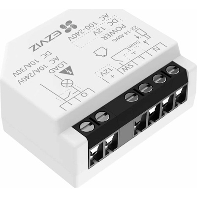 EZVIZ chytré Wi-Fi relé T35 podpora Matter, Wi-Fi 6 CS-T35-R100-WD