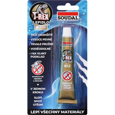 SOUDAL T-REX lepidlo biele 25 ml