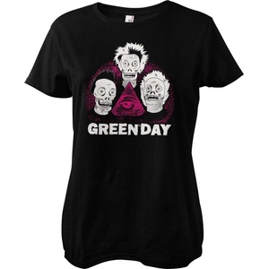 Green Day Skulls Black L Дамски Риза (WMX-5-GDAY009-H85-3-BK-L)