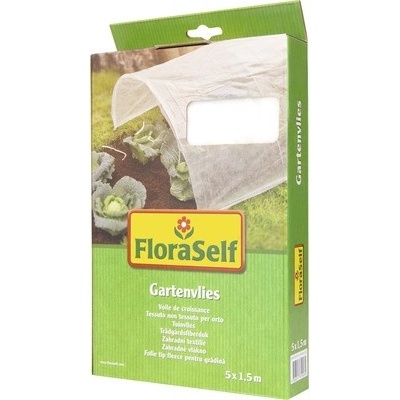 FloraSelf Netkaná textília 5 x 1,5 m biela