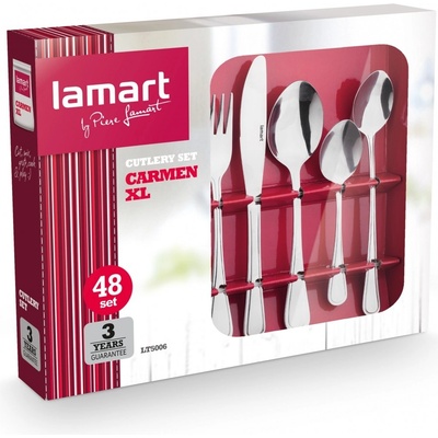 Lamart Příbor Carmen XL LT5006 48 ks – Zboží Mobilmania