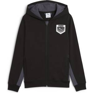 PUMA Детски суичър Puma Unisex Kids Active Full-Zip Hoodie - Puma Black