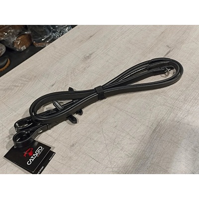 CATAGO Otěže kulaté pogumované černé – Zboží Mobilmania