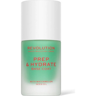 Makeup Revolution Prep & Hydrate vyhladzujúci podkladový lak na nechty 10 ml