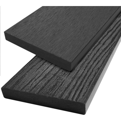 Dřevoplast WPC plotovka 85x13 mm, hladká, rovná, šedá barva:: šedá, Délka v mm: 3000 mm
