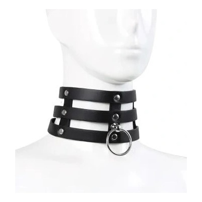 Kiotos Кожена яка с троен o-пръстен