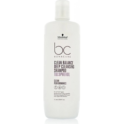 Schwarzkopf BC Bonacure Clean Balance Deep Cleansing Shampoo 1000 ml