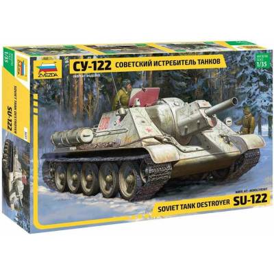 Zvezda SU 122 Soviet Tank Destroyer 1:35