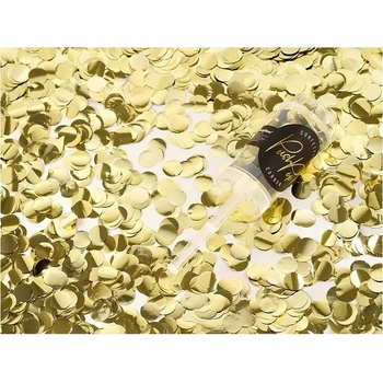 Image 1 of PartyDeco Малки изстрелващи конфети - златен цвят