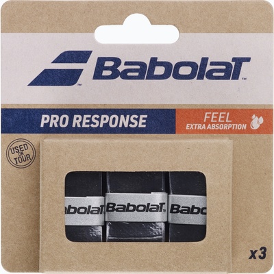 Babolat Грип за тенис ракети Babolat Pro Response 3 бр. black