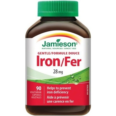 Jamieson Iron Gentle 28 mg 90 kapslí