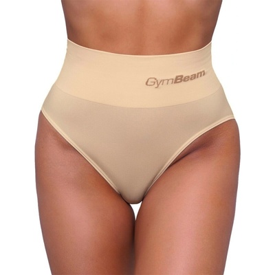 GymBeam Kalhotky Highrise 2Pack Nude béžová