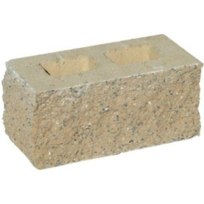 Tvarovka plotová PRESBETON Face Block HX 2/19 6B okrová – 395 x 200 x 190 mm