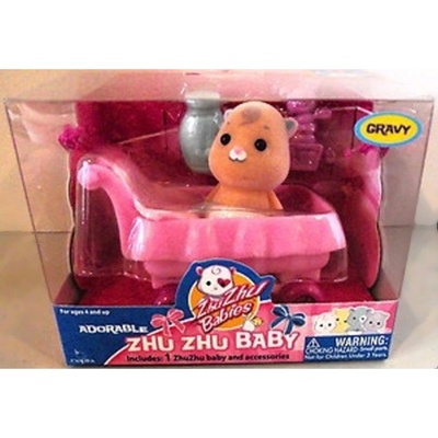 Zhu Zhu Babies Miminko v kočárku Gravy (zzb81469)