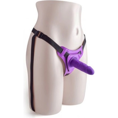 MSX Strap On Hot Stuff Purple strap on dildo