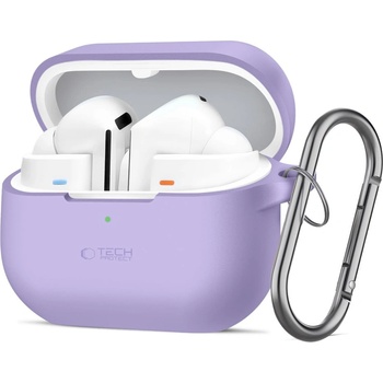 Tech-Protect Силиконов калъф за слушалки Samsung Galaxy Buds 3 / 3 FE / 3 Pro от Tech-Protect Silicone Hook - Lavender (5906302333769)