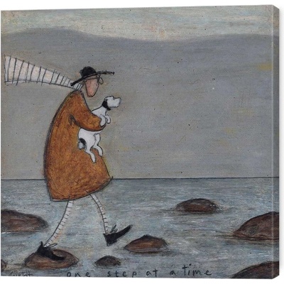 Obraz na plátne Sam Toft - One Step at a Time, 2 - 40×40 cm