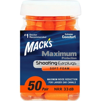 Mack's Maximum Protection štuple do uší 50 párov
