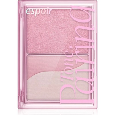 espoir Tone Pairing Cheek trio tvářenka pro dokonalý vzhled Violeta 9 g