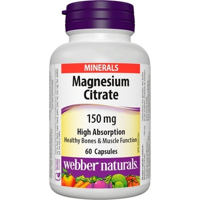Webber Naturals Magnesium Citrate High Absorption 150 mg [60 капсули]