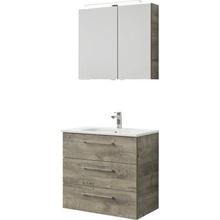 Kúpeľňová zostava Pelipal Sunline 121 Block dub 81 cm SET-121-168
