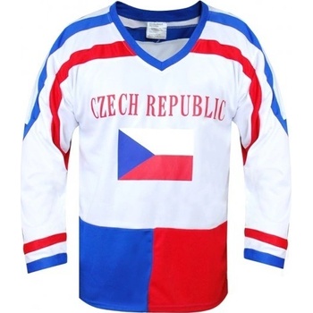 SPORTTEAM hokejový dres ČR bílý Czech Republic