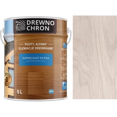 Impregnát na dřevo Drewnochron 366388 bílý 9 l