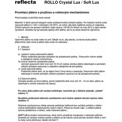 Reflecta ROLLO Crystal SOFT Lux 240x240cm 1:1 87723