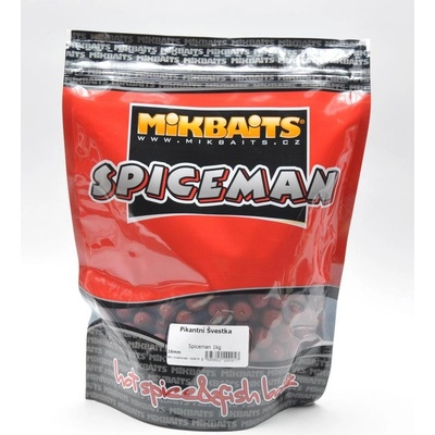 Mikbaits Spiceman boilies Pikantní slivka 1kg 20mm