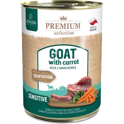 POKUSA POKUSA - консерва за кучета козе месо с моркови - 400гр (PO_1Goat-400)