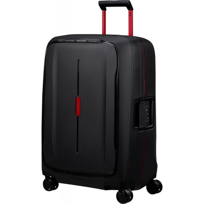 Samsonite ESSENS Kufr Spinner Černá Charcoal/Red 88L – Zboží Dáma