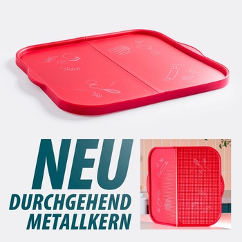 coox Сгъваема подложка за печене coox в червен цвят - 44 х 37 см (coox 3501-301)